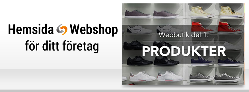 Webshop produkthantering