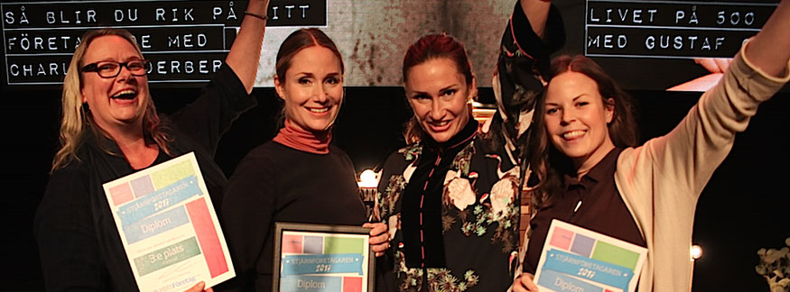 Systrarna Linda Hallgren och Liza Jacobsson på Heads and Tails blev Stjärnföretagarna 2017 i Karlstad